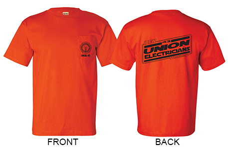 Orange Short Sleeve Pocket T-shirt - Star Wars